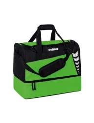 Erima Six Wings Sporttas met Bodemvak L green-zwart